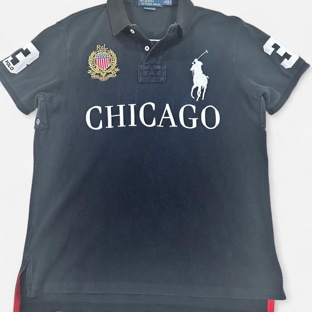 Polo-ralph-lauren Men's Black and Navy Polo-shirts